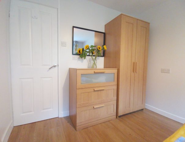 Bedroom one storage