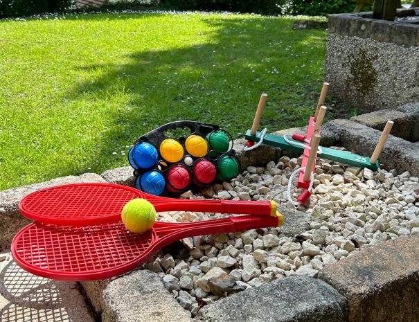 Selection of outdoor games to play