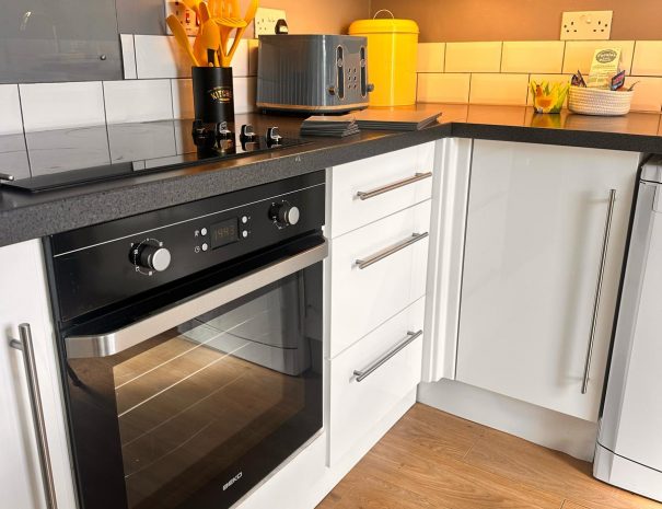 Well equipped kitchen area