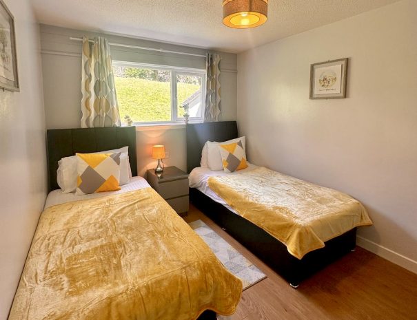 Bedroom three - twin beds
